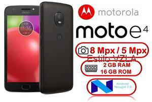 Motorola Moto E4 16gb 2gb Ram Hd Huella Android 7 Nougat
