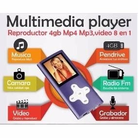 Reproductor Mp3 Mp4 Con Camara Original Importado