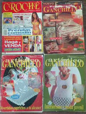 Revistas Ganchillo Y Crochet Usadas. Lote De 7 Unidades.