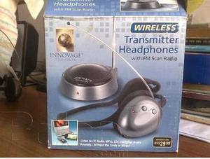 Wireless Head Phone With Fm Transmitter