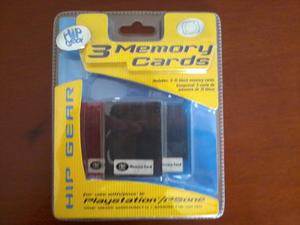 Combo 3 Memory Card De Playstation 1