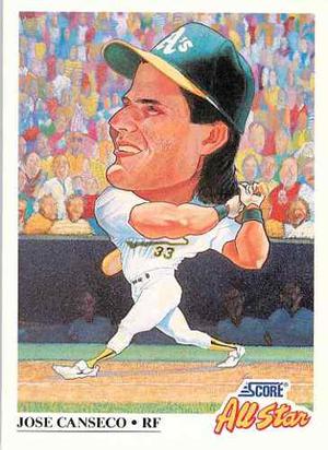Jose Canseco.  Score 398.