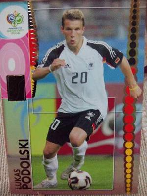 Tarjeta Lukas Podolski Trading Cards Alemania 