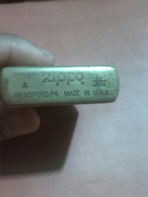 Encenedor Zippo Bradford,pa. Made In Usa Del Siglo Xlll