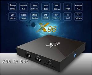 Super Tv Box X96 2gb + 16gb Smart Tv 4k Android 6 Bluetooth
