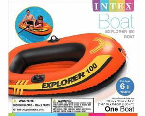 Bote Inflable Flotador Exlorer100 Marca Intex