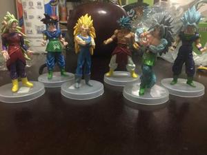 Dragon Ball Super Set D 6 Goku Vegeta Broly Veguito Caulifla