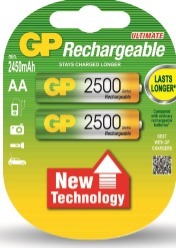 Gp Baterias Recargables Aa mah Pack De 2 Garantia