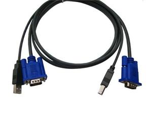 Juego De Cables Para Switches Kvm Usb 1.5 Metros