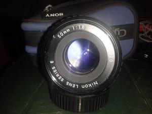 Lente Nikon 50mm 1.8 Serie E