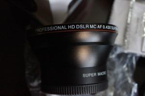 Lente Super Macro 43x Super Wide Dsrl Mc Af 0.43x Wide Lens