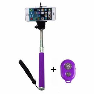 Monopod Selfies 97cm Blueooth Android Iphone Original