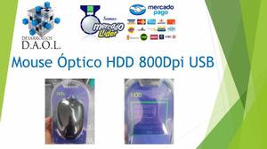 Mouse Nuevo Optico Usb Hdd 800dpi