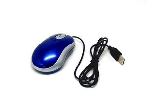 Mouse Usb Azul, Oferta, Pc.