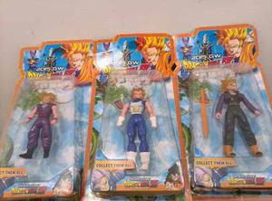 Muñecos De Dragón Ball Z Vegeta, Gohan Niño Y Trunks