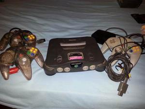 Nintendo 64 Con 3 Controles