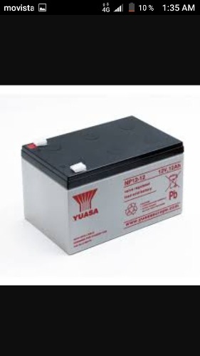 Pilas Recargables Yuasa 12v 12ah, Ups Cercos Electricos