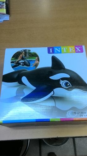 Salvavida Flotador Ballena Orca Intex Original