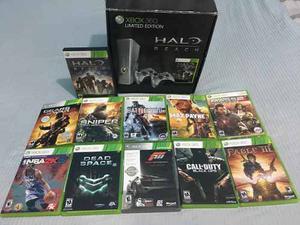 Xbox360 Slim Edición Especial Halo Limited Edition