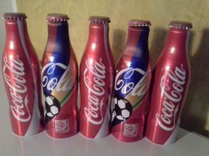 Botellas De Cocacola Aluminio Mundial Sudáfrica  Vacias