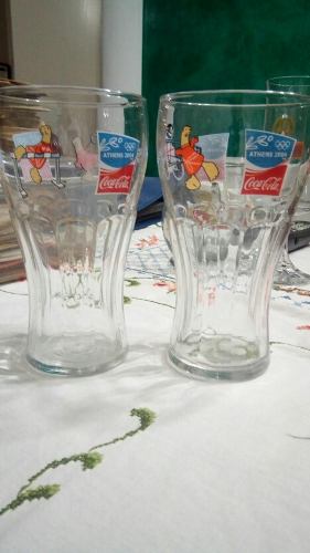 Combo De Dos Vasos De Cocacola Atenas 