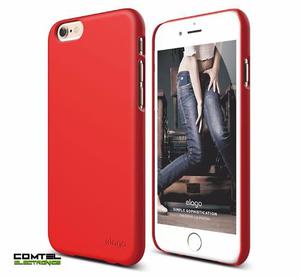 Forro Protector Rojo Slim Fit Elago Iphone 6/6s + Lamina