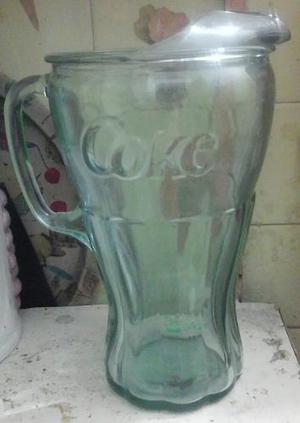 Juego De 6 Vasos Y 2 Jarras Vintage De Coca-cola