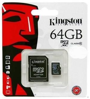 Memoria Micro Sd Kingston 64 Gb Nueva
