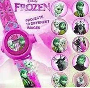 Reloj Digital Proyector Frozen + 10 Proyectores