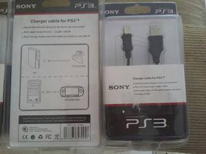 Cable Cargador Para Control Ps3 Y Psp Original Sony Leer