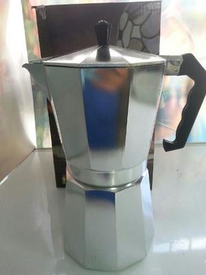Cafetera De Aluminio De 12 Taza Tipo Greca