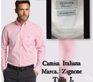 Camisa caballero marca zignone italiana original