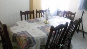 Comedor De 6 Puestos De Madera En Perfecto Estado!!!