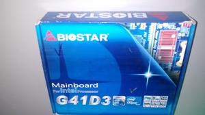 Placa Madre Biostar G41d3 Pc Y Procesador Pentium Dual-core