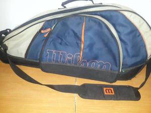 Bolso Para Raqueta De Tenis, Marca Wilson, Excelente Estado.