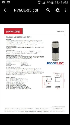 Conector Para Cable Coaxial Rg-56