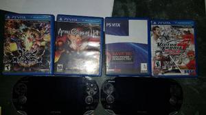 2 Psvita+2 Tarjetas De Memoria De 8gb+4 Juegos