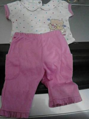 Bello Conjunto De Bebe Niña Talla Rn