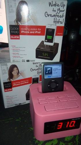 Corneta Radio Despertador Para Ipod Y Iphone Polartek