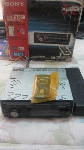 Reproductor Sony Cdx-gt560 Cd/mp3,aux,radio Am/fm,reloj,ecua
