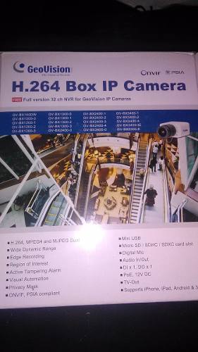 Camara De Seguridad Ip Geovision H.264 Box Gv-bx