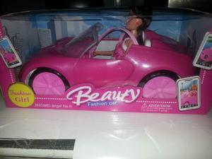 Carro De Barbie Beauty (Incluye La Muñeca)