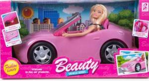 Carro De La Barbie Beauty Fashioncar Y Muñeca Barbie