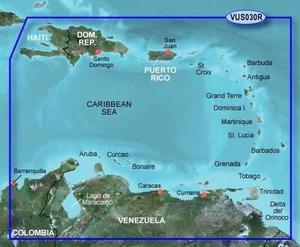 Carta Marina Del Caribe Y Antillas Hus030r Para Garmin 741