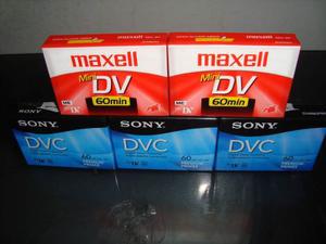 Combo Cintas Mini Dv Sony / Maxell (nuevas)