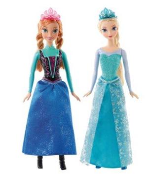 Frozen Elsa Y Ana Muñecas Disney Princesas Original Mattel