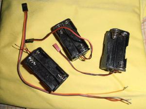 Holder 4 Aa Battery Con Su Conector (Traxxas - Revo)