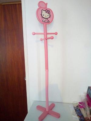 Perchero De Madera Para Sala O Cuarto Hello Kitty