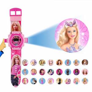 Reloj Proyector Minnie Hello Kitty Frozen Pepa Sofia Princes