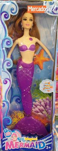Sirenita Cola De Luces - Excelente Calidad Barbie Sirena
